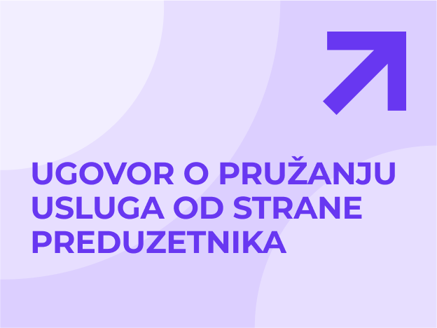Ugovor o pružanju usluga od strane preduzetnika