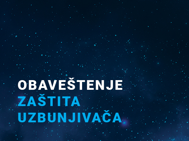 Обавештење заштита узбуњивача