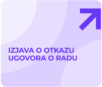 Izjava o otkazu ugovora o radu
