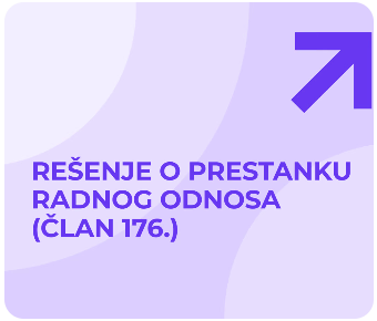 Rešenje o prestanku radnog odonosa